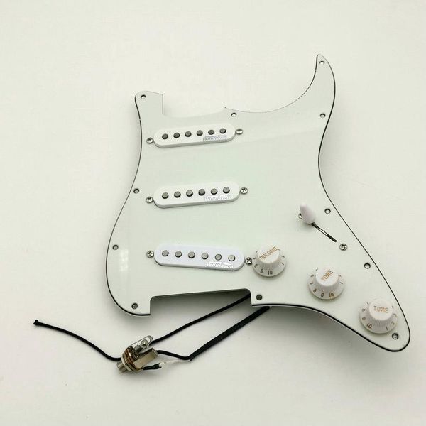 ST Guitar için uygun Rrae Alniko 5 Transfer WVİ tek bobin Gitar Transfer Pickguard Kablo