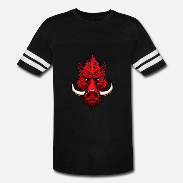 

wild boar red t shirt men character tee shirt s-3xl vintage cute new style spring autumn outfit shirt