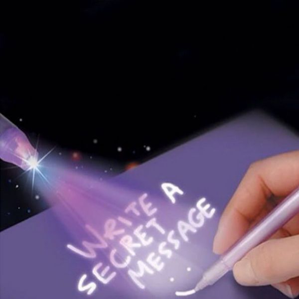 

party favor 2 in 1 creative magic uv light invisible ink pen funny marker for kids students gift novelty item highlighter