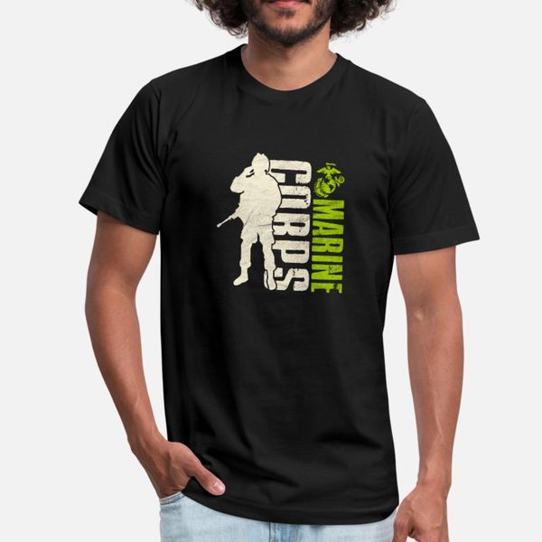 

marine corps t shirt men customized 100% cotton s-xxxl gents fitness new fashion spring letters shirt