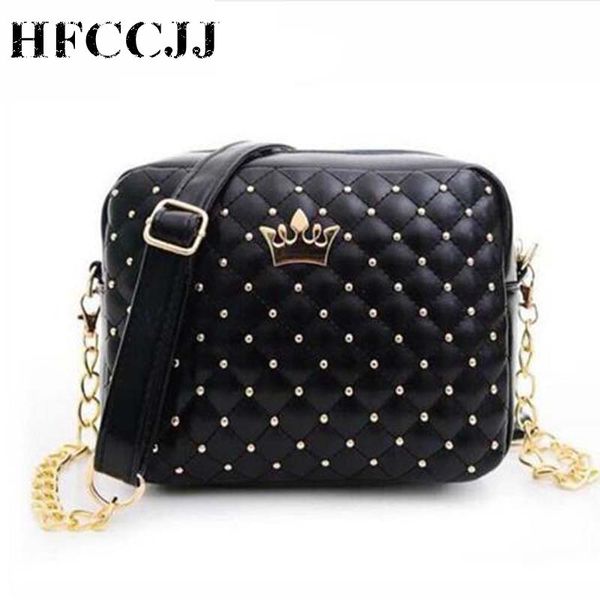 

2020 brand designs soft face rivet handbags women shoulder bag messenger bag for girls fashion ladies bolsa feminina hc001