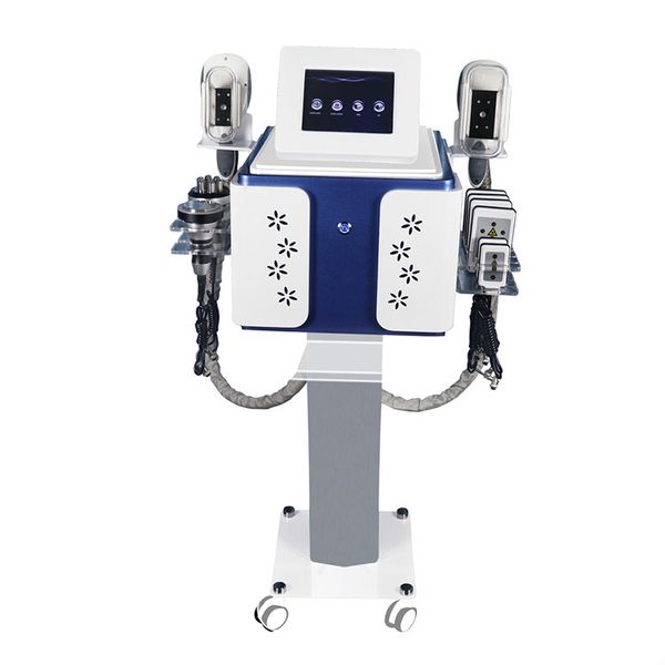 

2020 multifunction 5 in 1 cryolipolysis slimming 2 cryolipolysis handles cavitation lipoe body lift mini fat e handle ce approved