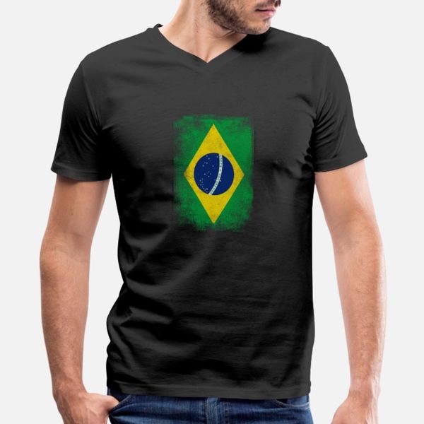 

brazil flag proud brazilian vintage distressed t shirt men designer cotton s-xxxl unique fitness new fashion spring autumn slim shirt