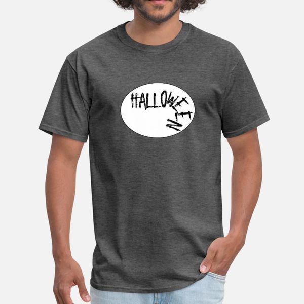 

halloween white circle t shirt men print 100% cotton s-3xl normal loose new fashion spring autumn kawaii shirt