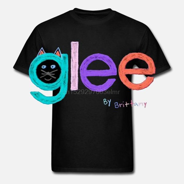

men t shirt short sleeve glee logo by brittany t shirt women t-shirt tee, White;black