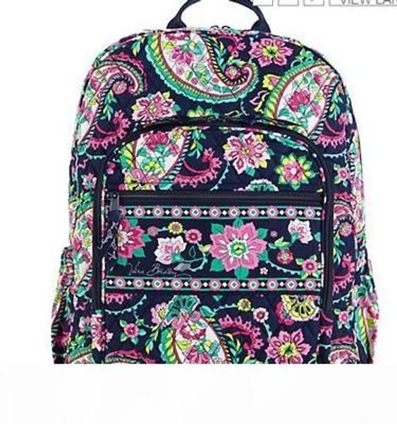 

cotton flower school bag campus lapbackpack school bag travel college 100% real