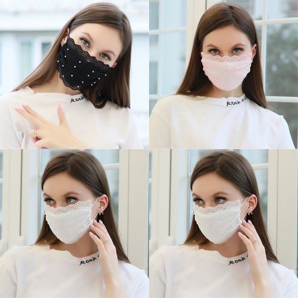 

face masks black cyliong nti-dust woman men designer masks fashion printed black washable face mask#277