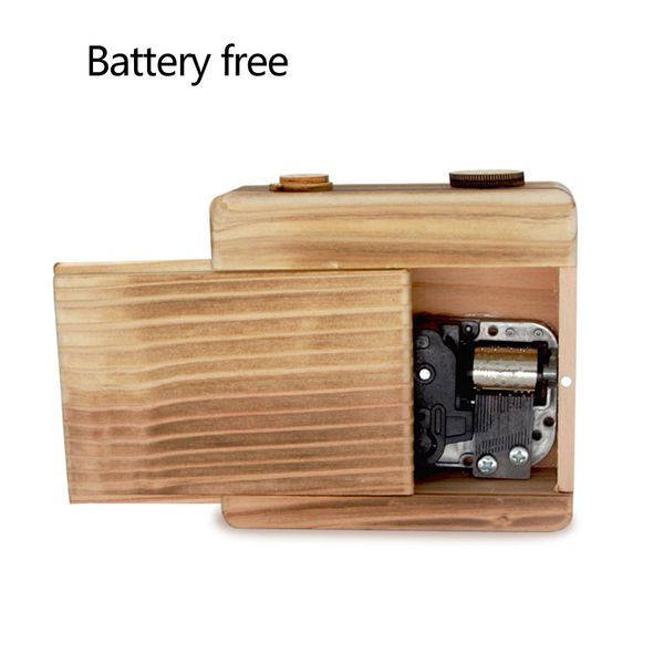 

craft deskpgraphy props music box toy camera model retro wooden sound