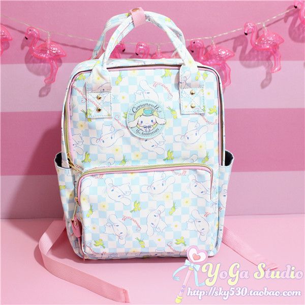 

cartoon cute genuine cinnamoroll dog backpack schoolbag primary school bags teenage girls female school shoulder bag travel bag