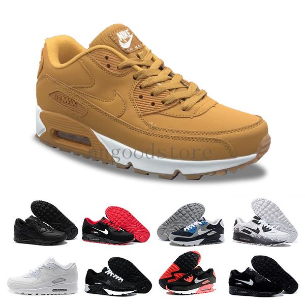 

2017 running shoes cushion 90 kpu mens womens classic 90 casual shoes trainers sneakers man walking sports tennis shoe fcc5k