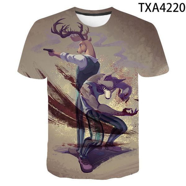 

new beastars boy girl printed cool 3d print shirts kawaii harajuku oversized men clothing