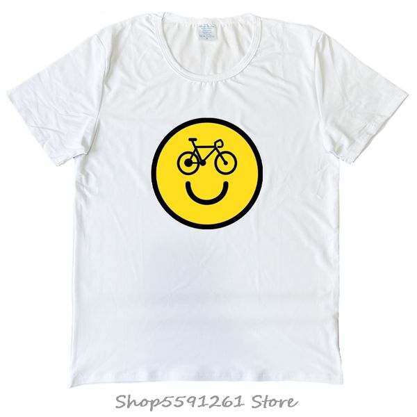 

cycling love bicycle athletic sports bike happy race bicycle mens white t-shirt modal tee shirt, wholesale tee