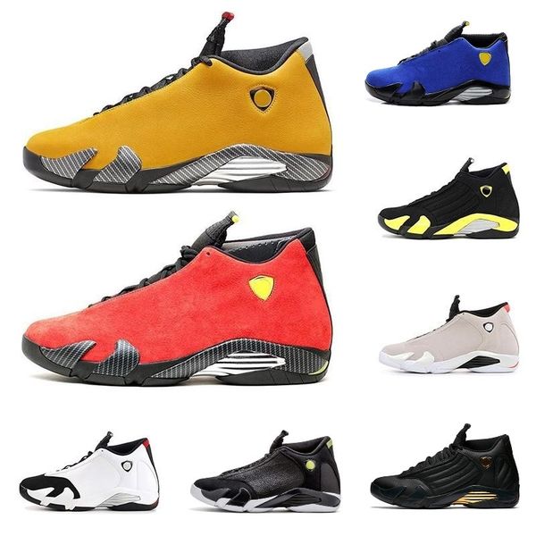 

jumpman 14 mens 14s basketball shoes women men designer wave runner retro grey baskets sports trainers chaussures sneakers, Black