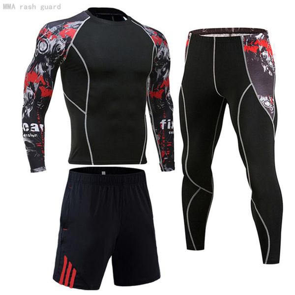

мотоцикл велоспорт колготки длинные футболки tracksuit белье тренировки леггинсы compression одежда впитывать влагу спортивный костюм, Black;red