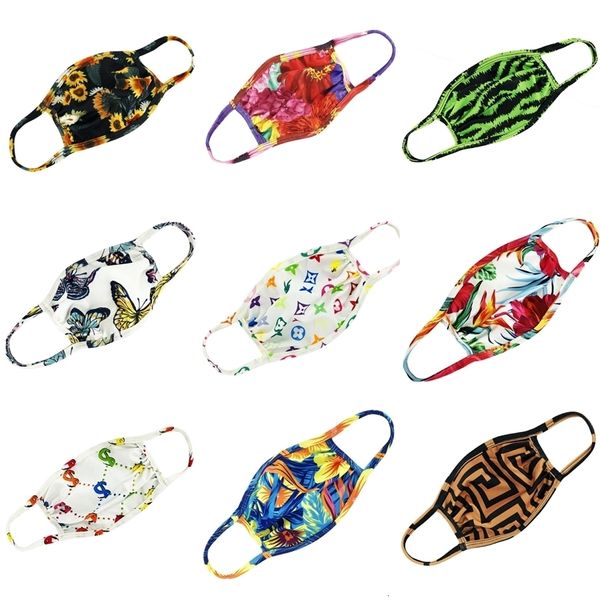 

valve mask face 2 1pcs wit pm2.5 breathing filters anti dust earloop adjustable print reusable mouth masks breathable designer printed mask