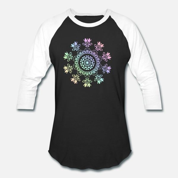 

mandala pastel t shirt men design short sleeve o-neck novelty loose funny casual spring autumn family shirt