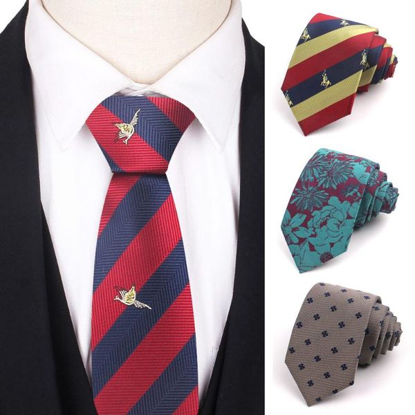 

neck ties jacquard striped tie for men women polyester skinny wedding business classic suit male floral necktie gravatas, Blue;purple