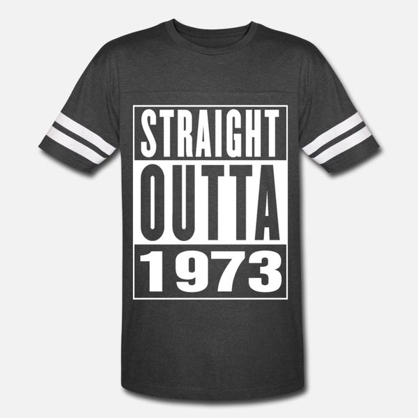 

straight outa 1973 t shirt men designs cotton round neck basic solid graphic funny casual spring outfit shirt