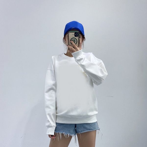 

082511 autumn 2020 new round neck embroidered sweater terry cartoon printing colorful western style korean style sweater qqczq, Black