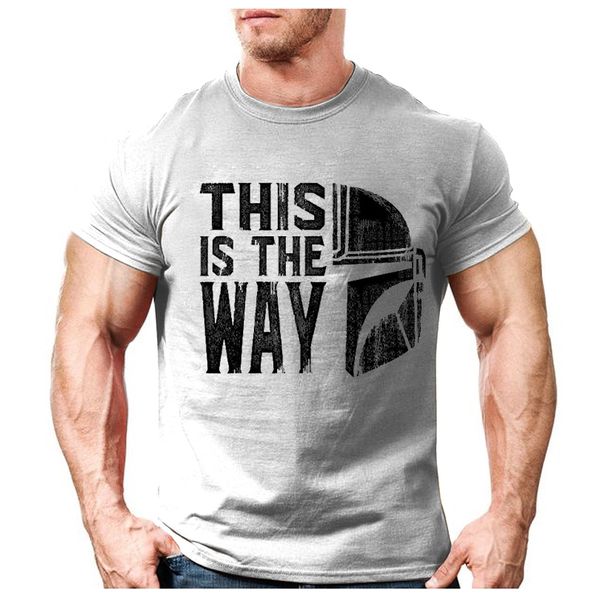 

2020 новые поступления это путь печатные tshirt мужская мода solid color letter печать streetwear tshirt хлопок casual tees