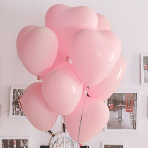 

30pcs/lot 2.8g 12inch diy latex heart shaped helium wedding balloon festival