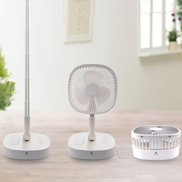 

portable folding floor fan home vertical remote control small fan