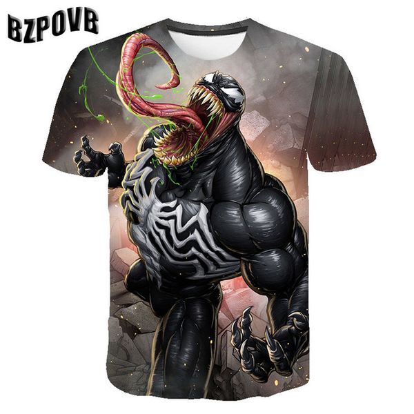 

anime animal cool skull clown summer male 3d print shirts aesthetic hentai kawaii men clothing