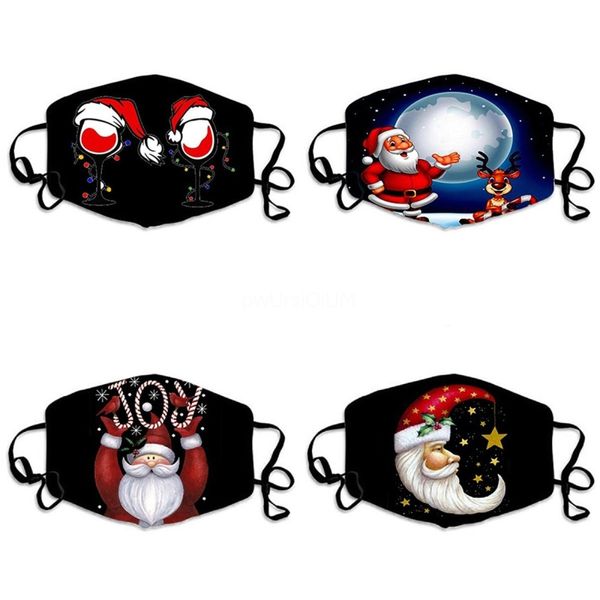 

face masks mask cat space flower digital printing prective ear strap dustproofmask reusable#427, Black