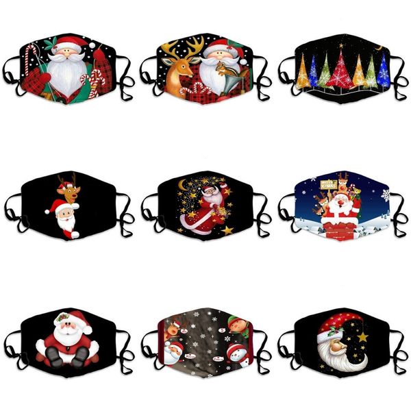 

cartoonface mask mascherine animal print anti dust reathable mouth face masks#596#378, Black