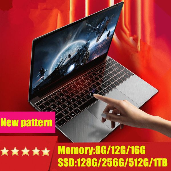 

15.6 inch gaming lapwith cpu16g ram 1tb 512gb 256gb 128gb 64gb ssd rom notebook computer backlit keyboard win10 ultrabook