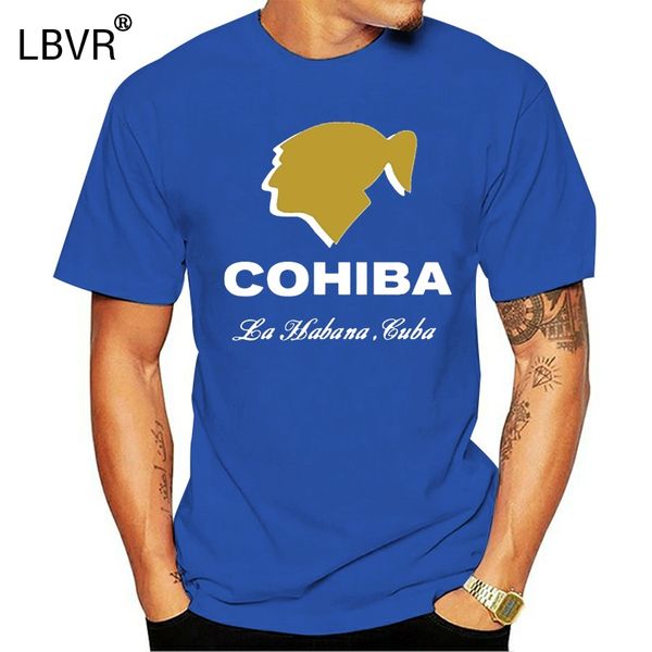 

cohiba habana cuba men tshirt black white men's short sleeved cotton t-shirt