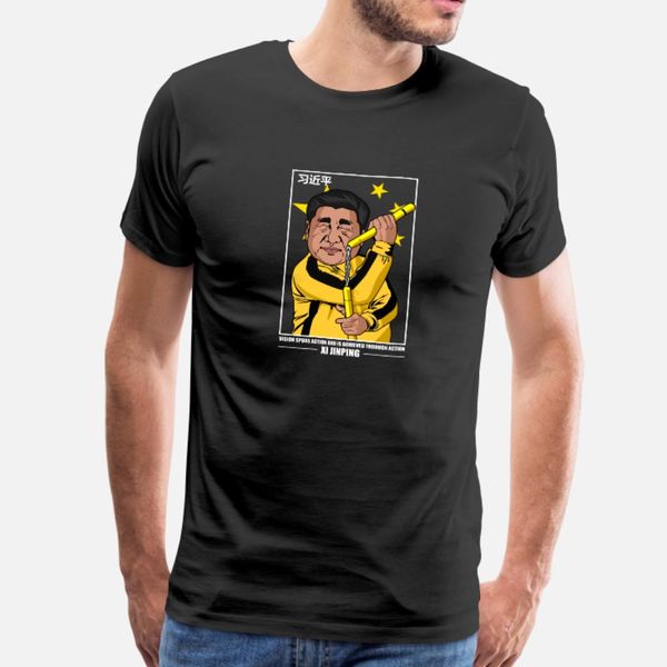 

jinping bruce lee t shirt men create short sleeve euro size s-3xl family cute comical spring outfit shirt