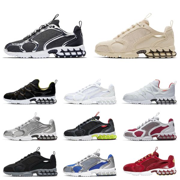 

spiridon kukini cage 2 running shoes triple white university blue metallic silver pure platinum women mens trainers sports sneakers