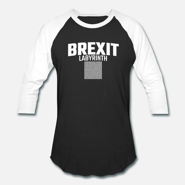 

brexit labyrinth t shirt men design cotton euro size s-3xl formal fit breathable spring letters shirt