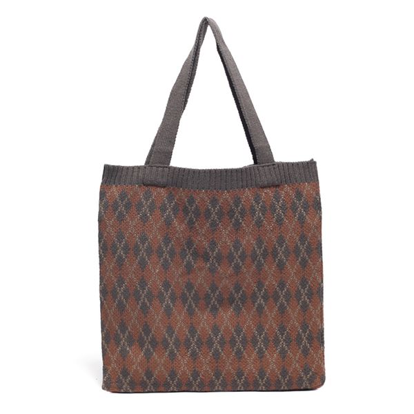 

bohemian style girl's bag 2020 new simple fashion knitted shoulder bag beach handbag lady's summer hollow handmade