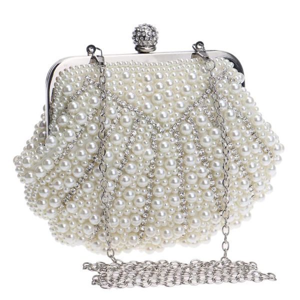 

evening bags style beaded embroidery dinner bag ladies' banquet holding shell pearl
