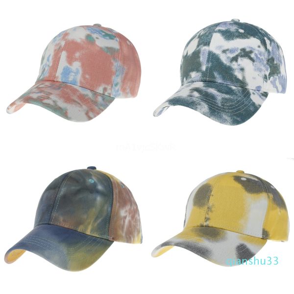 

wholesale-tie-dye at ty at sunscreen sun cotton aseall cap sale adjustale reatale sports cap#428, Black;white