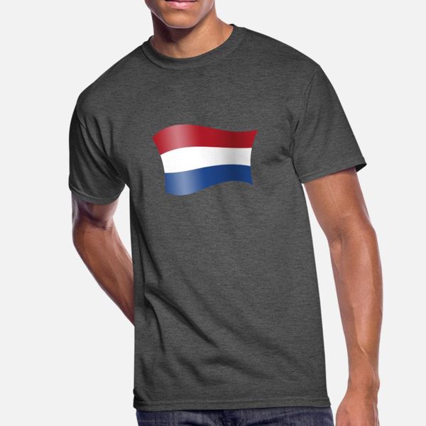 

netherlands gift holland banner map t shirt men printed 100% cotton plus size 3xl original loose building summer trend shirt