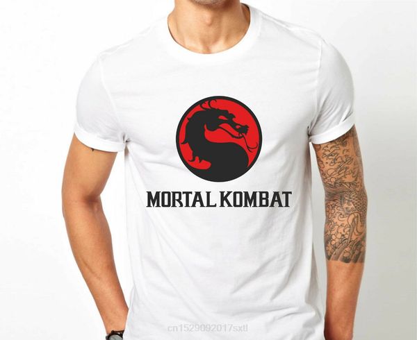

t-shirt mortal kombat logo