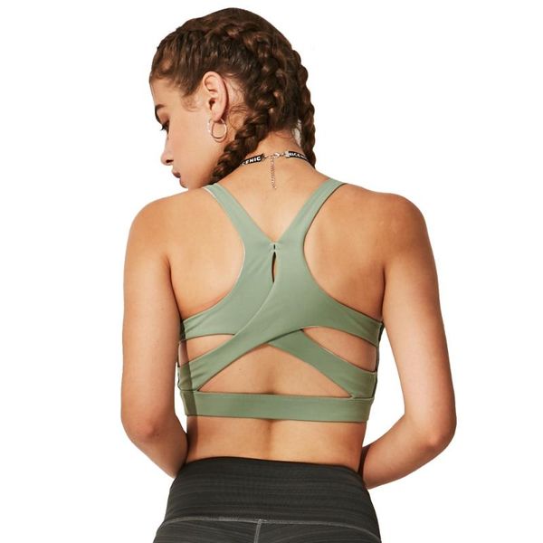 

gym clothing 2021 women seamless brassiere high impact running padded fitness workout wear sport bra for yoga push up sports, White;black