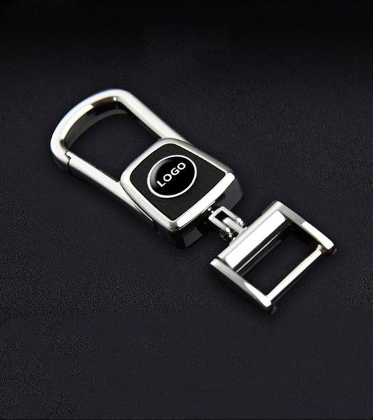 

advanced car logo key ring keychains 3d car logo key chain ring accessories gift present for men and woman durable, Silver