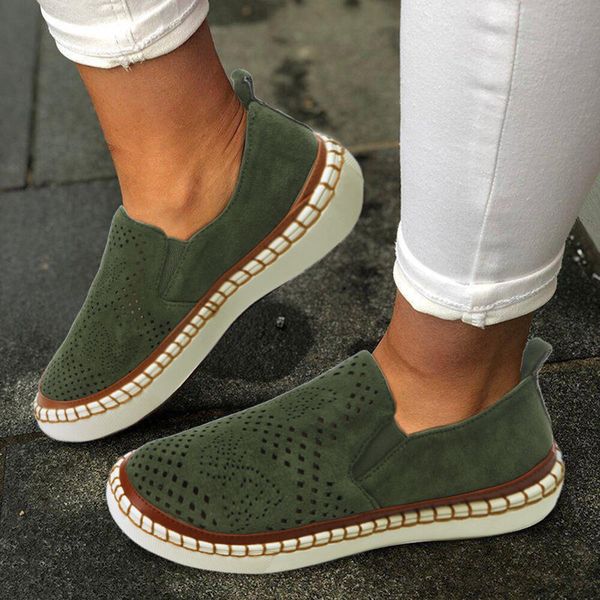 

women flats casual shoes woman cut out pu leather plus size loafers gladiator shoe chaussures femme zapatos mujer sapato d1657, Black
