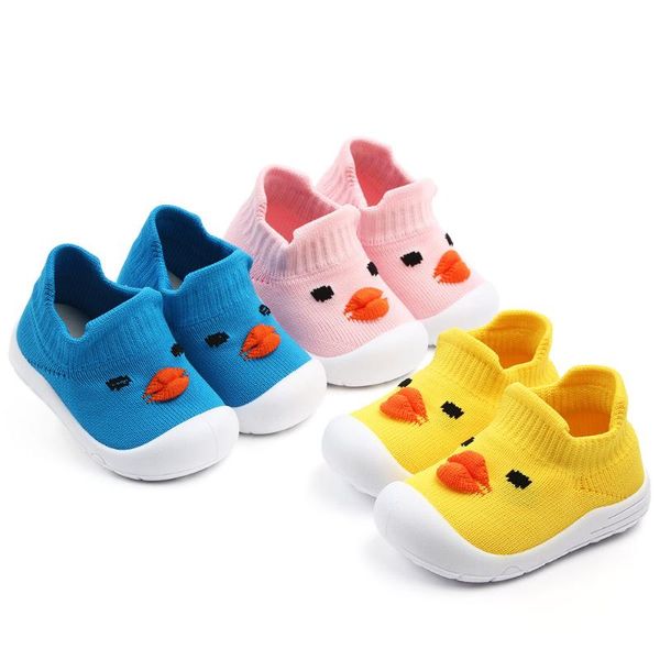 

spring and autumn children's soft sole toddler shoes baby cartoon duck anti-skid shoes