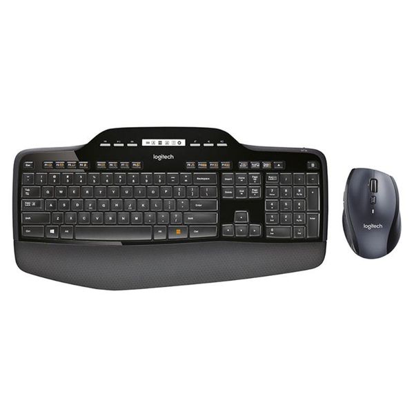 

710 2.4ghz wireless optical home office keyboard mouse combs set