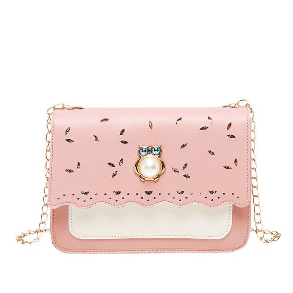 

summer women's square crossbody bag chain phone bag messenger double layer space candy-colored sweet lady shoulder #20