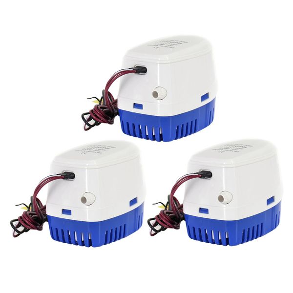 

3x automatic submersible yacht bilge water pump auto float switch 24v 750gph