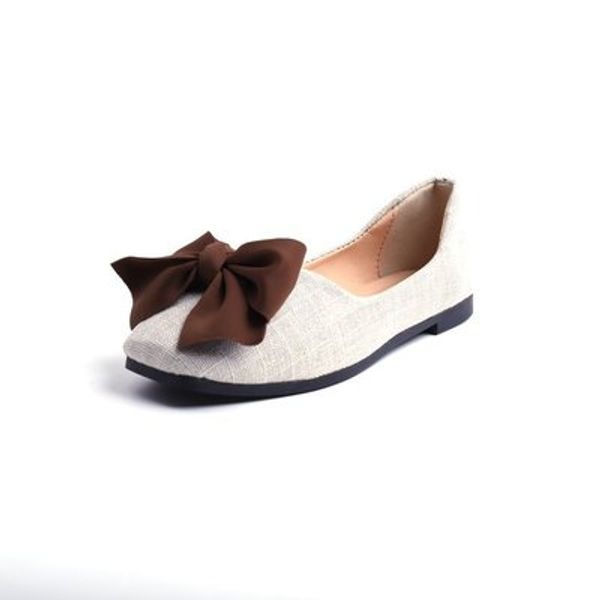 

fashion party shoes spring summer women round toe platform flat with bow, Black