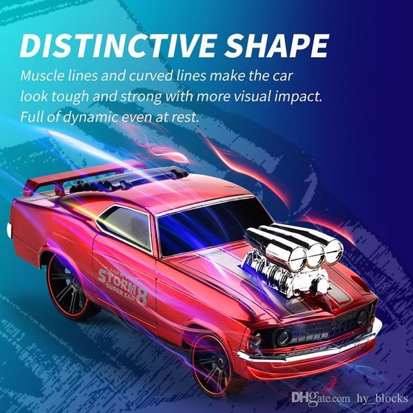 

remote control stunt car 2.4g rc drift light vehicle radio controlled electric driving car boy toys 07