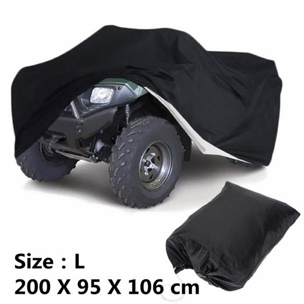 

sizes l xxl xxxl black universal motorcycle quad bike atv atc cover storage bag waterproof