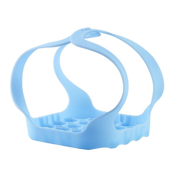

silicone steamer mat dual handle cooking tools egg rack storage heat insulated